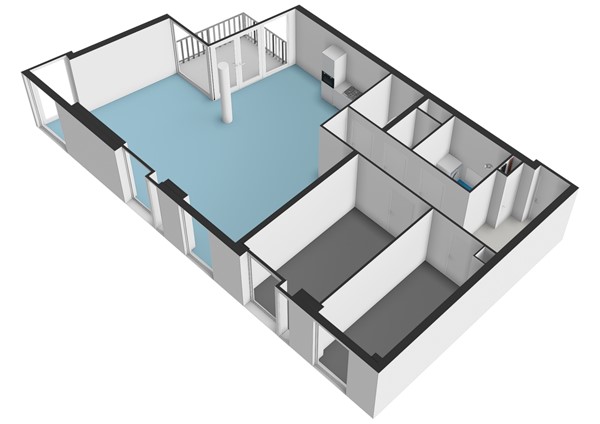 Floorplan - Borneostraat 4A, 1094 CJ Amsterdam